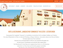 Tablet Screenshot of landgasthof-sonneneck.de